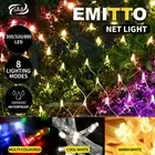 Emitto Net Mesh Curtain Fairy Lights Wedding Xmas Garden Party Decor Outdoor
