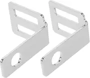 Mikinona 1 Pair Universal Motorcycle Lamp Holder Bracket Metal Construction For Fog Light And Turn Signal Mounting Wide Compatibility