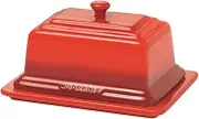 Chasseur La Cuisson Butter Dish, Red