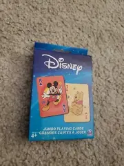 Disney Friends JUMBO Playing Cards Ages 4+ New and Sealed Mickey, Pooh
