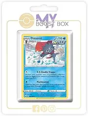 my-booster SWSH06-FR24-MB-031 Dimoret (Snibunna) 031/198 Fluent Attack Holo or Reverse (Random), Myboost X Epée et Bouclier 6 Règne de Glace, Box of 10 French Pokémon Cards
