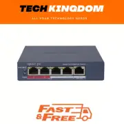 HIKVISION TRANSMISSION 3E1105P-EI 4 PORT MANAGED POE SWITCH, 1X UPLINK, 60W