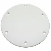 T-H Marine DSSDP-1-2-DP Designer Series Screw Down Deck Plates, 6" - White