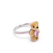 [Yvmin] Yvmin Mini Bear-detail Ring 11 SILVER/PINK