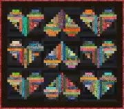JANTUNG - 56" x 45" - Quilt-Addicts Pre-cut Patchwork Quilt Kit