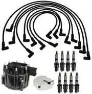 ACDelco Ignition Kit Distributor Rotor Cap Wire Spark Plugs For C2500 C3500 V8