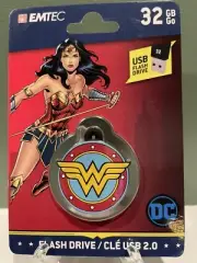 Emtec DC comics Wonder Woman 32 gb flash drive 2.0 USB