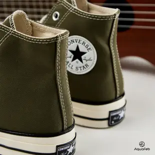 Converse Chuck 70 HI 男女 橄欖綠 高筒 休閒 帆布鞋 A00754C