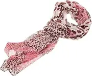 [BESPORTBLE] Leopard Print Scarf - Soft Shawl Lightweight Fashion Accessory for Spring Summer Fall and Winter for Travel and Daily Wear