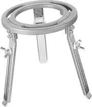iplusmile Adjustable Lab Tripod Stand Alcohol Lamp Holder for Chemistry Experiments Aluminum Alloy Construction Space-saving Detachable Design Perfect for School Lab Use