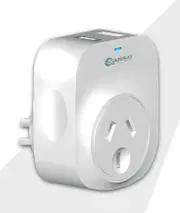 Mains Power Adaptor with USB A & C Charging Sockets