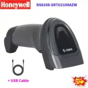 Zebra DS8108-SR7U2100AZW Handheld 2D/1D Barcode Scanner With USB Cable
