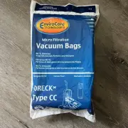 EnviroCare Technologies Micro Filtration Vacuum Bags Type CC for Oreck