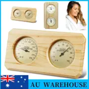 Sauna Thermometer 2 in 1 Thermometer Hygrometer Sauna Accessories Double Dial AU