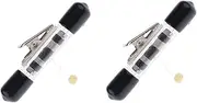 Xinjincang 2Pcs Black Invisible Thread Levitation Magic Trick Props Kits Resistant Stage Street Floating Prop for Magician Invisible Thread Retractor Useful SmallReel Magic Tricks Accessories (120cm)