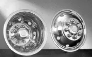 Ford E350 E450 Front Wheel simulators snap on stainless steel new 8 lug 8 hole