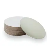 7in Round Compressed 2.5mm Cake Board - Silver