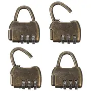 4Pcs Retro Combination Lock Creative Password Lock For Storage Boxes