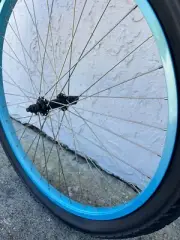 Gravity Parrot 26 Inch Beach Cruiser Coaster Brake Wheel Set EGG BLUE ALUMINUM