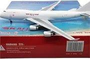 Pre-Built Model Aircraft Scale Highly Detailed Replica Aircraft 1:400 17CM for Kalitta Air 747-400 N712CK Finished Alloy Airplane Miniature Airplane Model