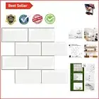 Thicker Design Peel and Stick Backsplash Tiles - Waterproof & Square Edge Finish