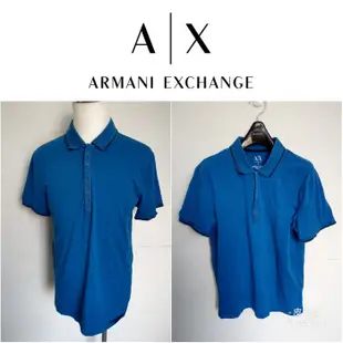 【皮老闆】二手真品 ARMANI EXCHANGE 衣服 上衣 短袖 POLO衫 衣164