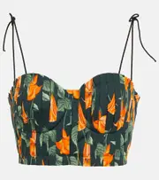 [Agua by Agua Bendita] Agua by Agua Bendita Moringa Sabanero Nocturo top UK 8 multicoloured
