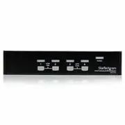 StarTech 4 Port VGA USB KVM Switch with Hub - SV431USB