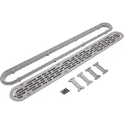 32"Channel drain, mud drain/flat grate, anti-entrap cover