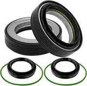 Vaticas Front Axle Knuckle Tube Seal Kit Fit for Ford F-250 F-350 F-450 F-550 Excursion Duty Super 4X4 trucks Dana 50 60 1998-2005 Replace 50491 50381 41784-2 Front Oil Seal Set