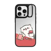 iPhone 16 Pro Mirror Ring Stand Case MagSafe Compatible Love Myself