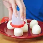 6pcs/set Egg Cooker Poachers Non-stick Silicone Boiled Eggs Cup Baking Mold