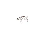 Turtle Wire Small Home/Garden/Patio Outdoor Flower Planter Decor 50x35cm