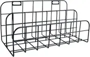 Rayher Wire Storage Rack, 2 compartments, Black, 20x10x10cm