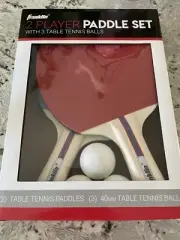 Franklin Ping Pong Paddles 2 Player Table Tennis Set Paddle Kit Sports NIB toys