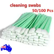 50-200 Foam Tip Cleaning Swabs Sponge Stick Inkjet Print head Optical Equipment