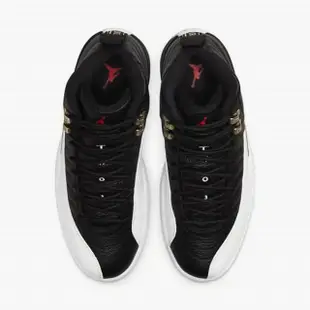 【NIKE 耐吉】jordan 喬丹 12代 籃球鞋 AJ12 Playoffs RETRO 經典 季後賽 黑白 男鞋(CT8013-006)