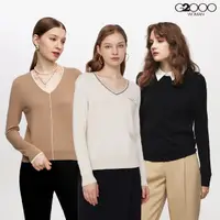 在飛比找momo購物網優惠-【G2000】素面百搭針織衫(10款可選)