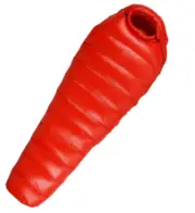 400G Duck Down Thermal Single Sleeping Bag Outdoor Camping Hiking
