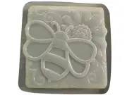 10 inch Bumble Bee and Sunflower Stepping Stone Concrete Cement Craft Mold 1305