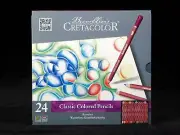 Cretacolor 24 Karmina Artist Quality Colouring Pencils Smooth and rich colours