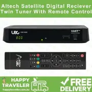Altech Digital Satellite Receiver Twin Tuner With Remote Control - Fast Shipping