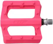 PA12 Pedals - HT Components PA12 Pedals - Platform, Composite, 9/16", Neon Pink