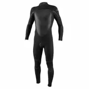 O'NEILL Men's 4/3+ PSYCHO TECH Back-Zip Wetsuit - BLK/BLK - XLarge -NWT-LAST ONE
