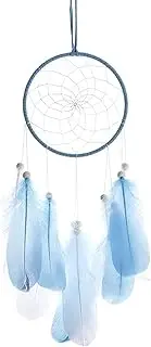 Dream Catcher, Gifts for Women Wind Chimes,Dream Catcher Dreamcatcher Feather Wall Handmade Braided Wind Chimes for Wall Hanging Car Home Decoration (Color : White-Style, Size : M) (Color : Whitestyl