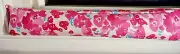 Door Draft Stopper, Cedar Filled, Window Draft Stopper, Watercolor, Fushia