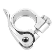 Silver Road Bike Mountain Terrain Seatpost Seat Post Clamp Quick Release AP9