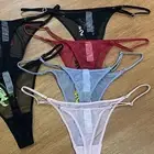 Black Seamless G String Thong High Cut Panties TBack Lingerie for Girls