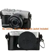 New OLYMPUS CS-54B Leather Body Jacket for PEN E-P7 Digital Camera -Black