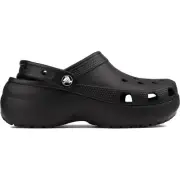 Crocs Womens Classic Platform Clog Platforms Shoes Black